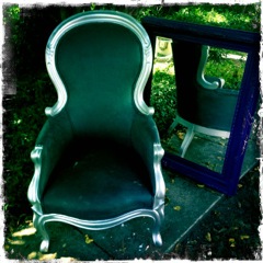 Princess Chair and Purple Frame